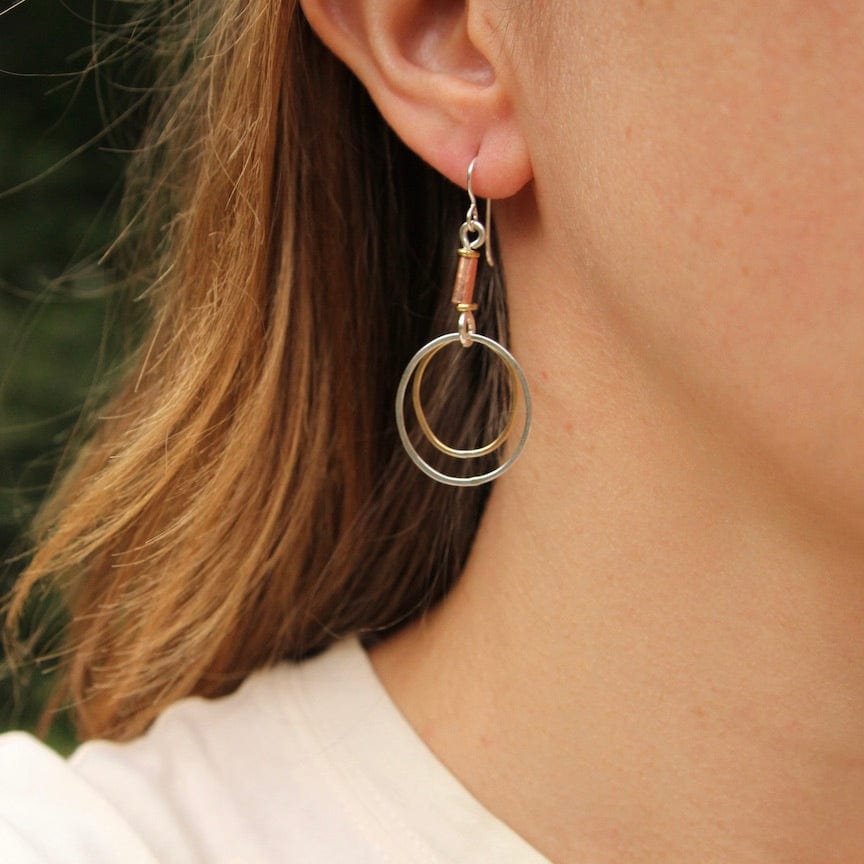 
                  
                    EAR Hoops with Copper Beads
                  
                