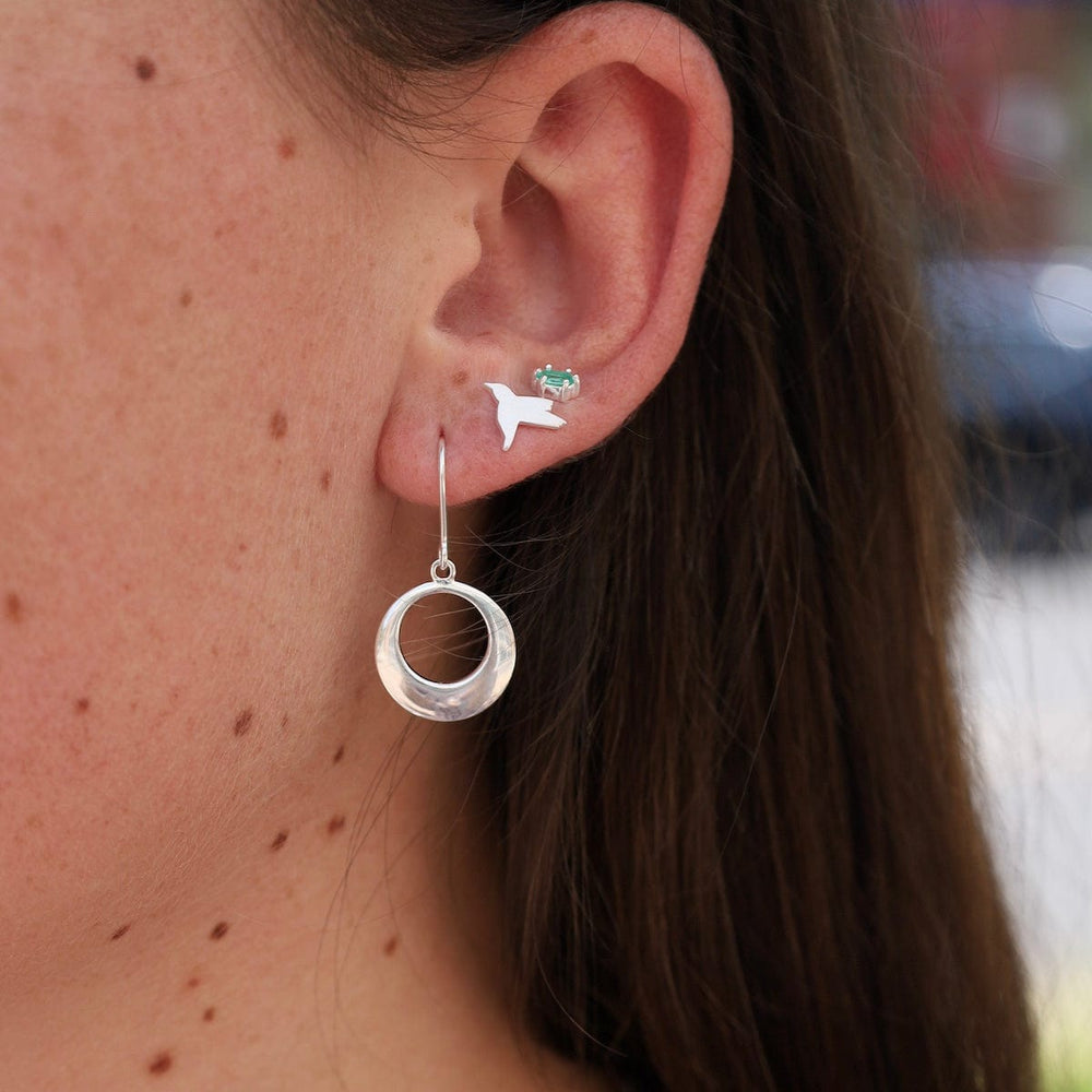 
                      
                        EAR Hummingbird Post Earrings - Brushed Sterling Silver
                      
                    