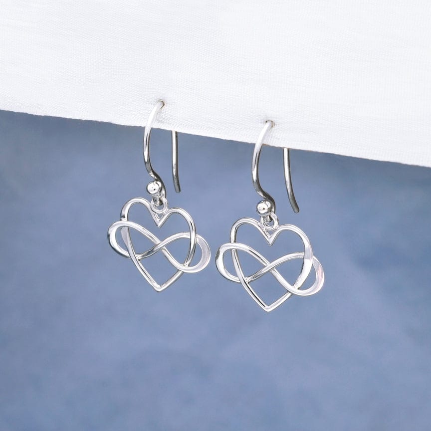 
                      
                        EAR Infinity Heart Dangle Earrings
                      
                    