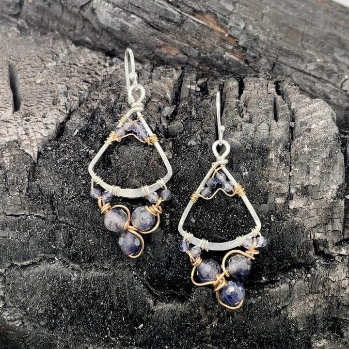 
                      
                        EAR Iolite Cluster Earring
                      
                    