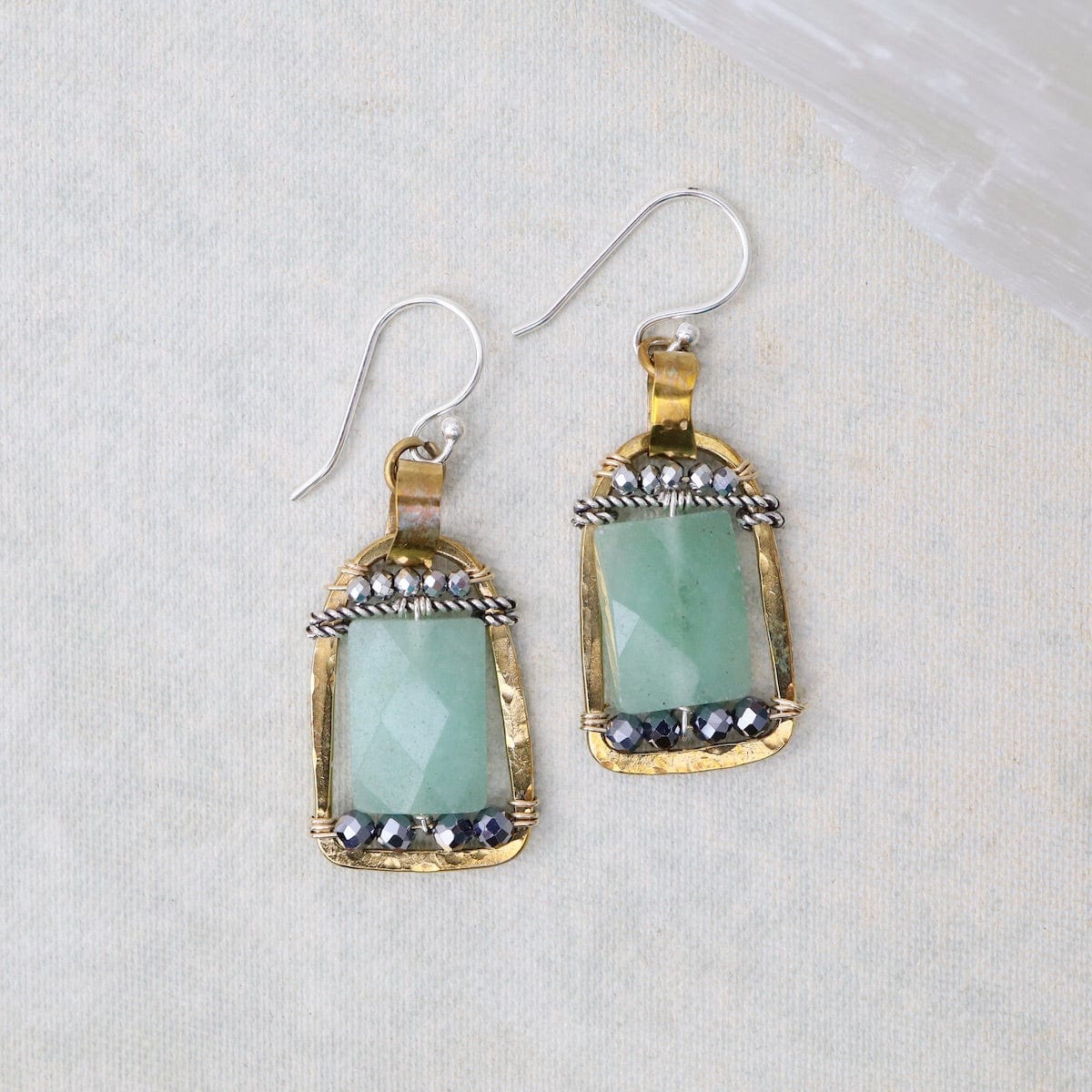 EAR Jade Stirrup Earrings