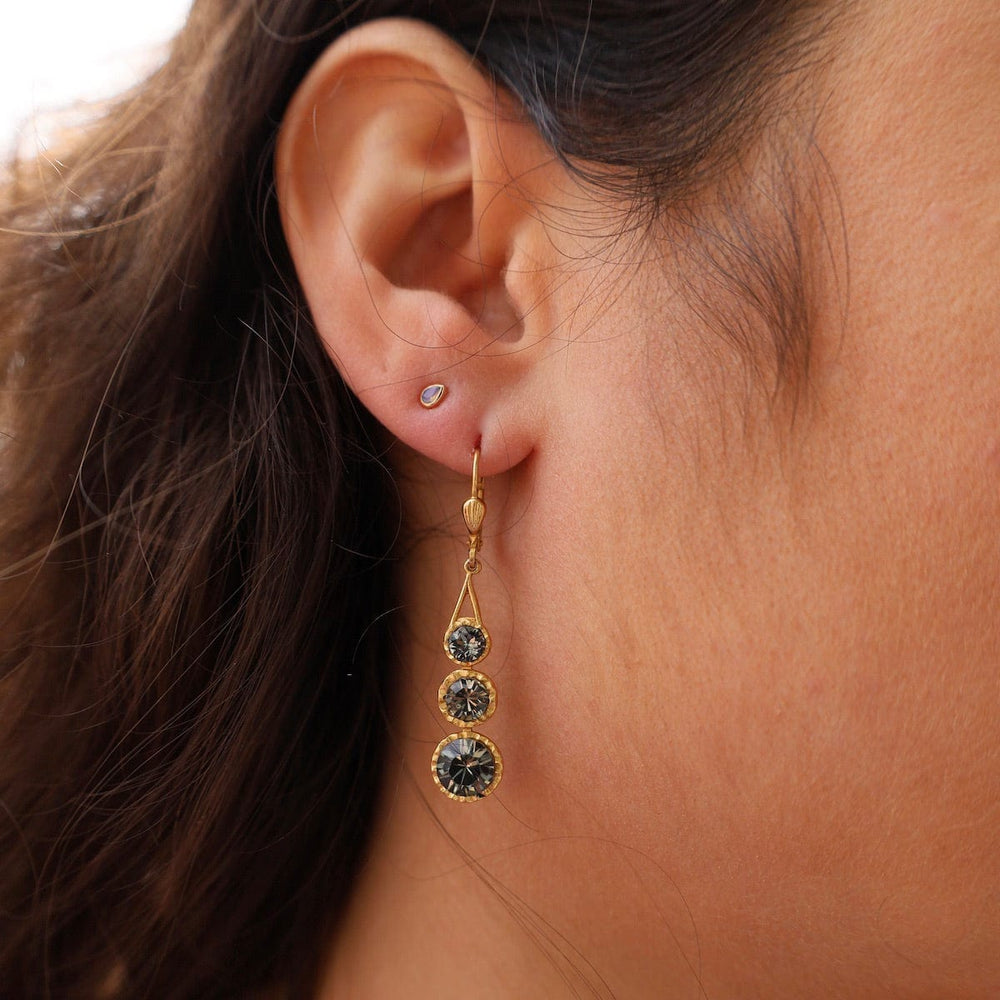 EAR-JM Black Diamond Renata Earrings