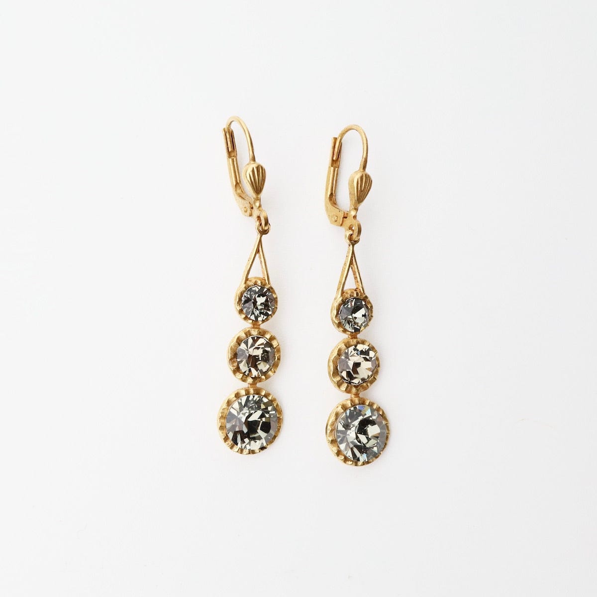 EAR-JM Black Diamond Renata Earrings