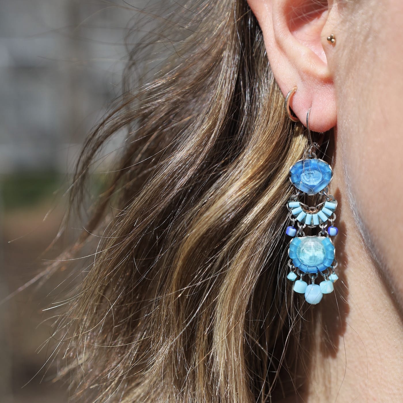 EAR-JM Blue Bayou Wire Earrings