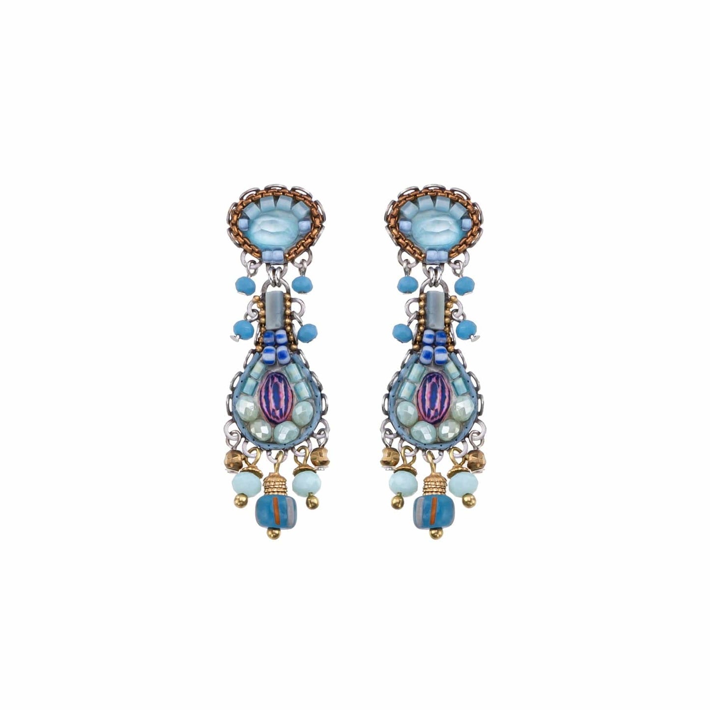 EAR-JM Blue Bird Earring