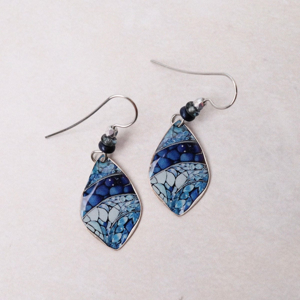 EAR-JM Blue Mosaic Earrings