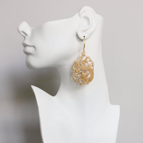 EAR-JM Bone Hoop Earrings