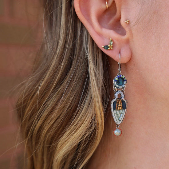 Changing Winds Earrings Dandelion Jewelry