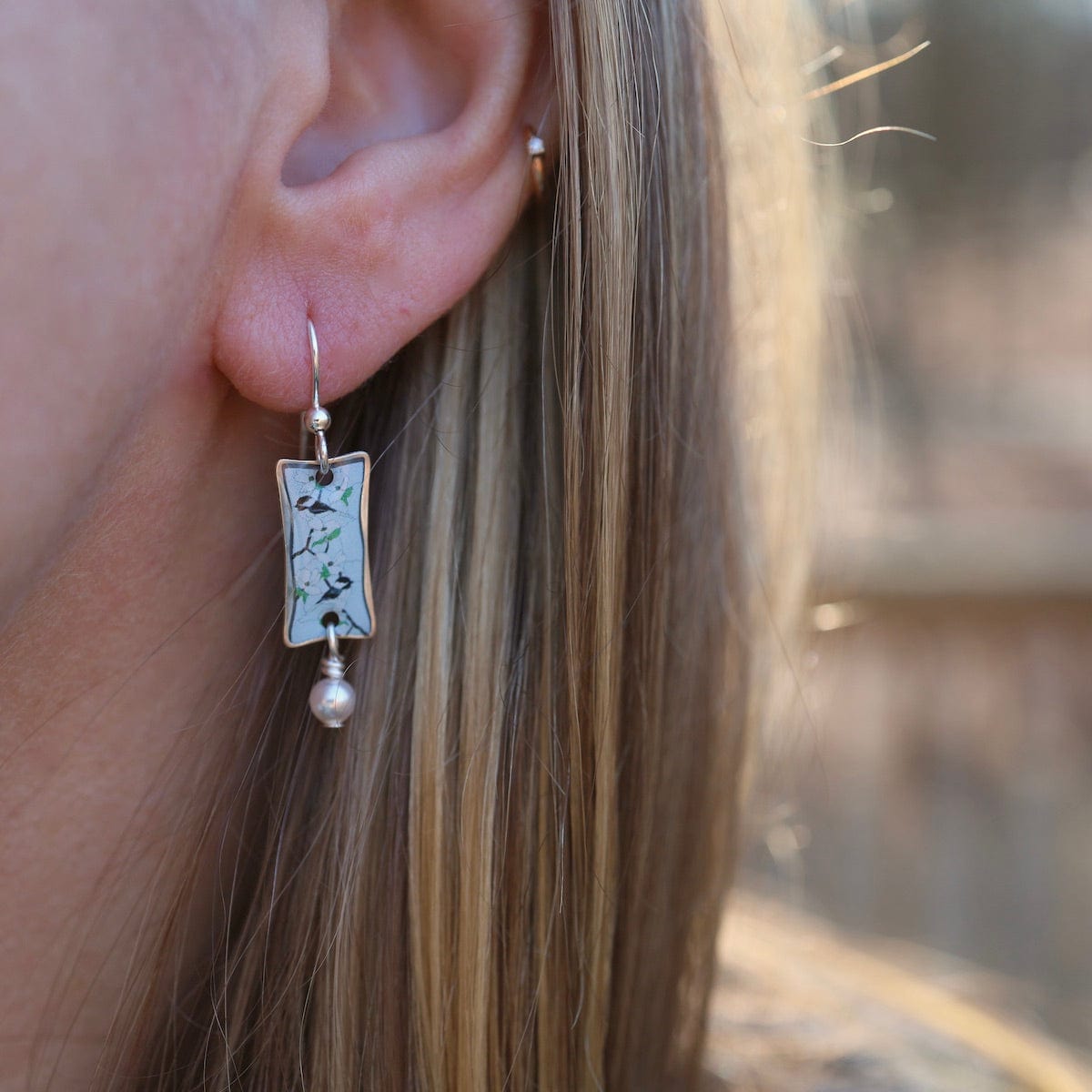 EAR-JM Chickadees Earrings