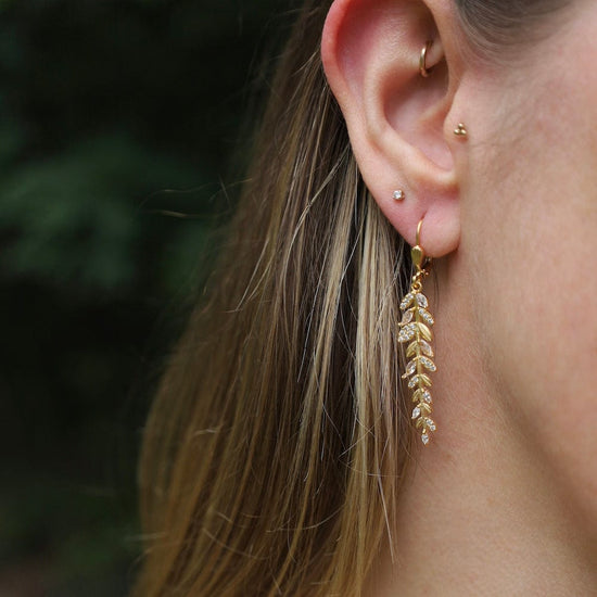 EAR-JM Crystal Branch Earrings