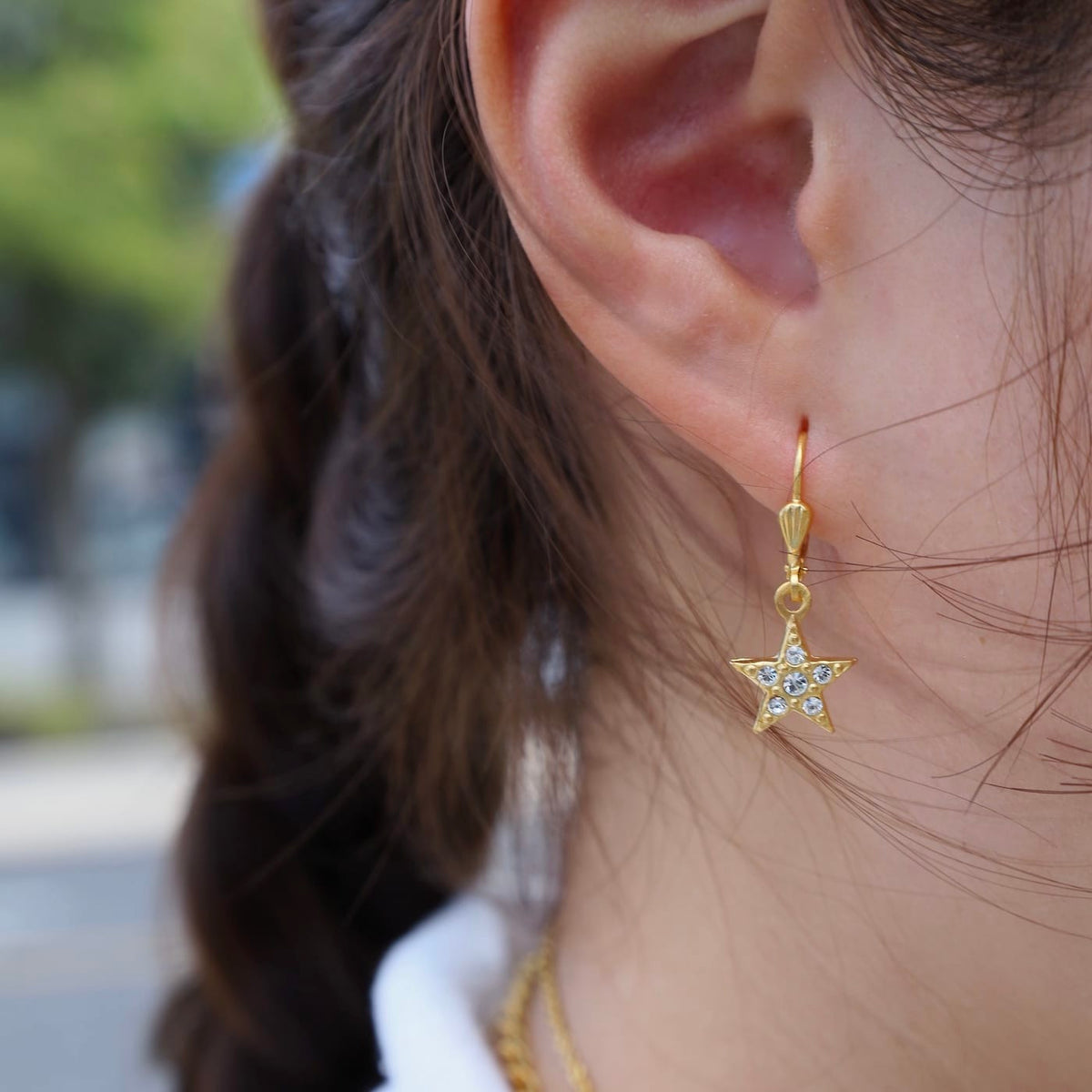 EAR-JM Crystal Star Earrings
