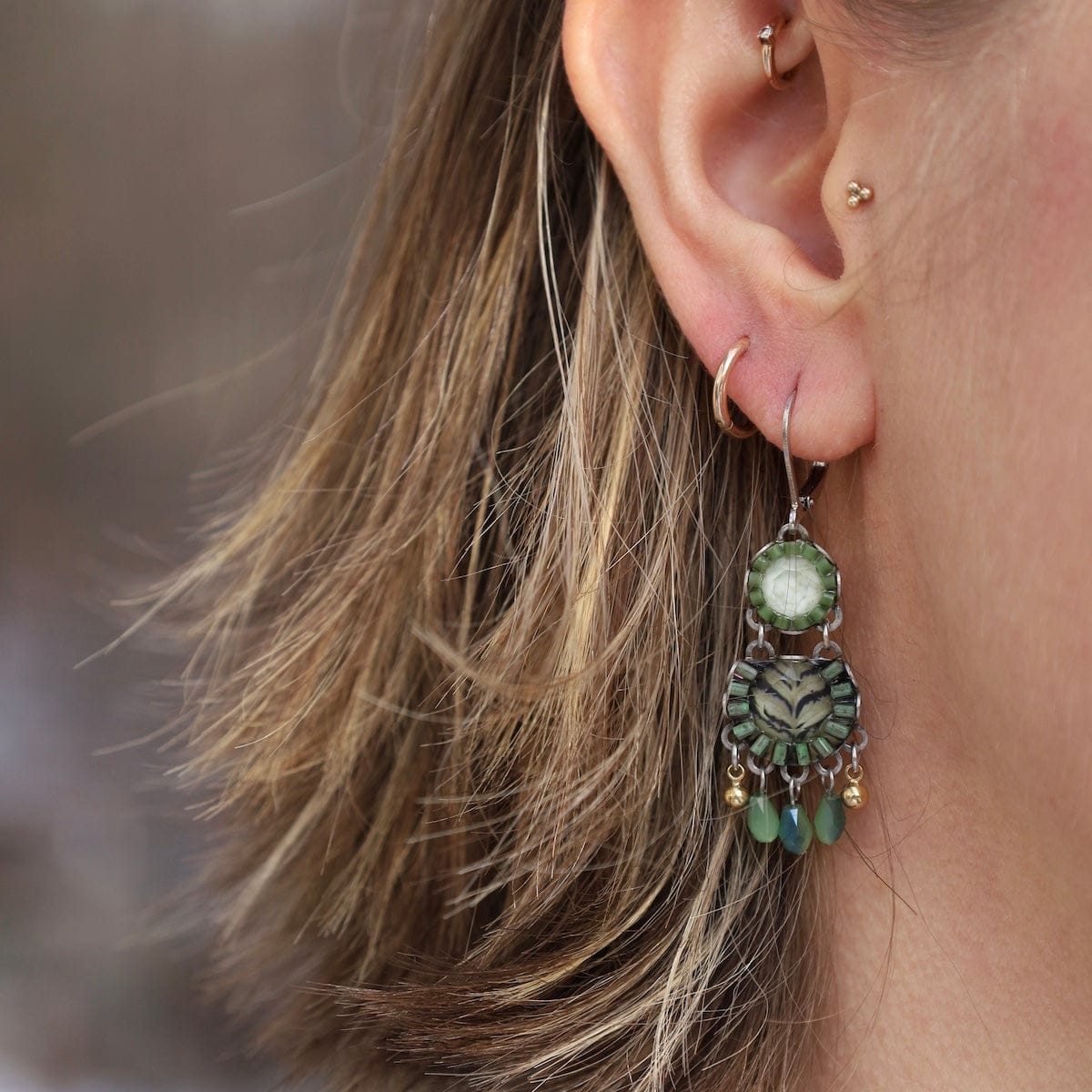 EAR-JM Eucalyptus Earrings