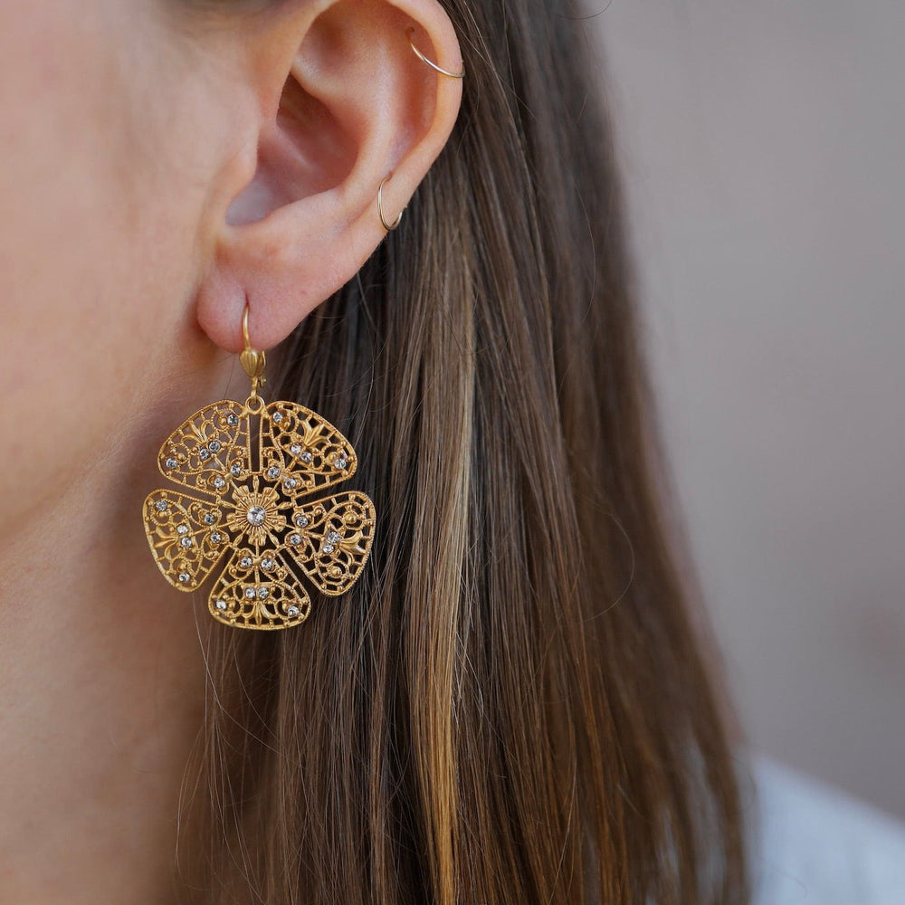 
                      
                        EAR-JM Filigree Flower Drop Earring
                      
                    