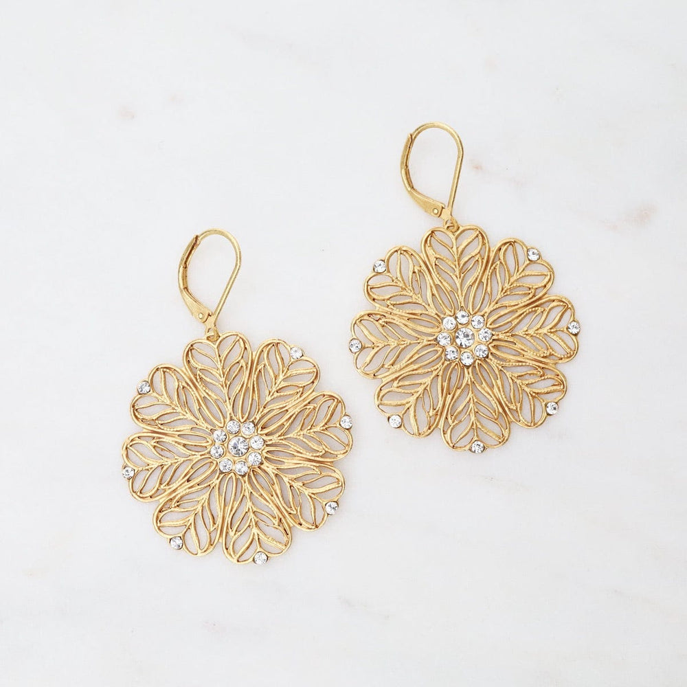 
                      
                        EAR-JM Filigree Petal Earrings - Gold Plate
                      
                    