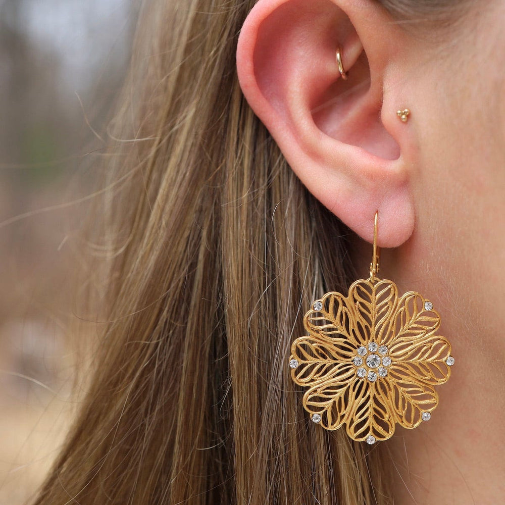 
                      
                        EAR-JM Filigree Petal Earrings - Gold Plate
                      
                    