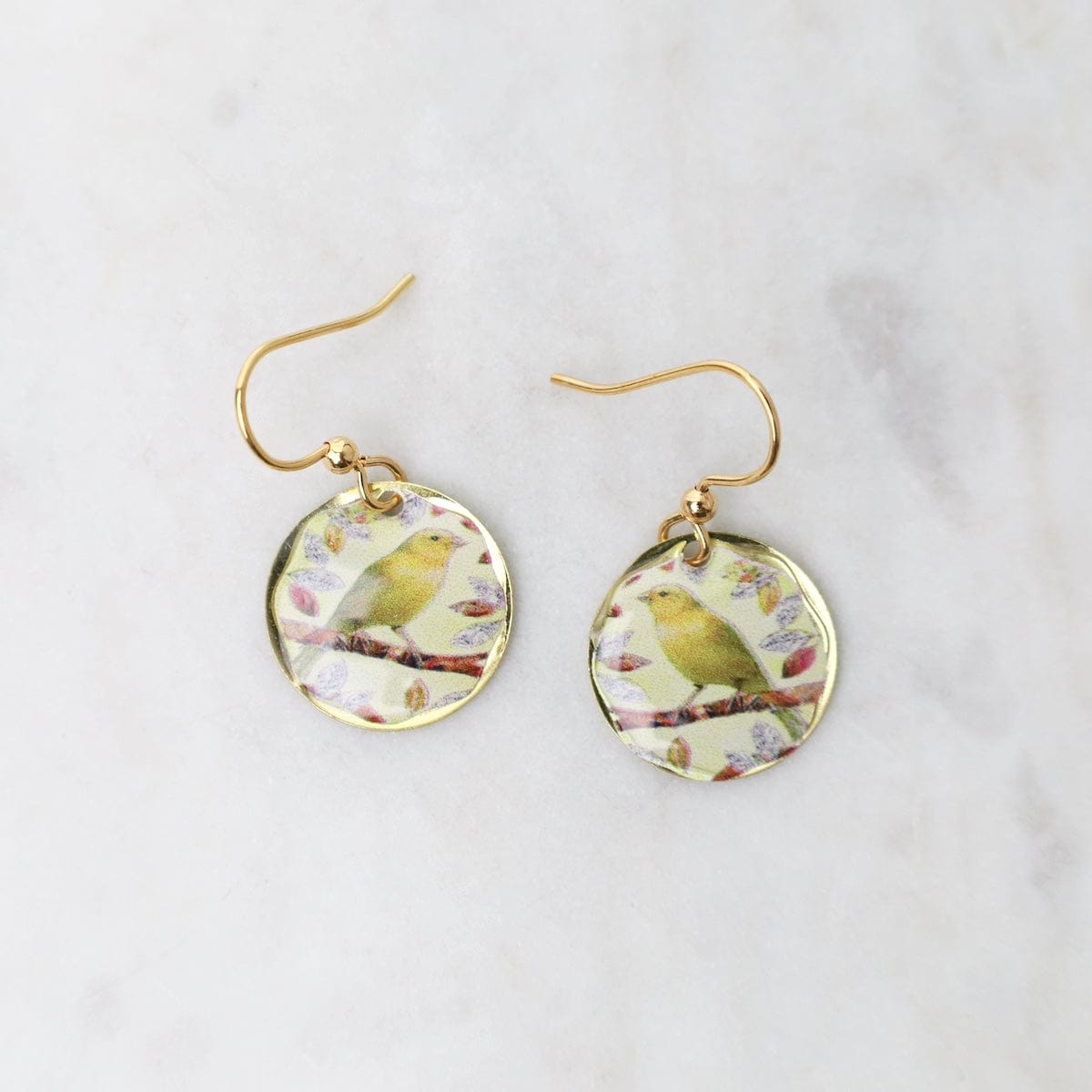 EAR-JM Golden Bird Earrings