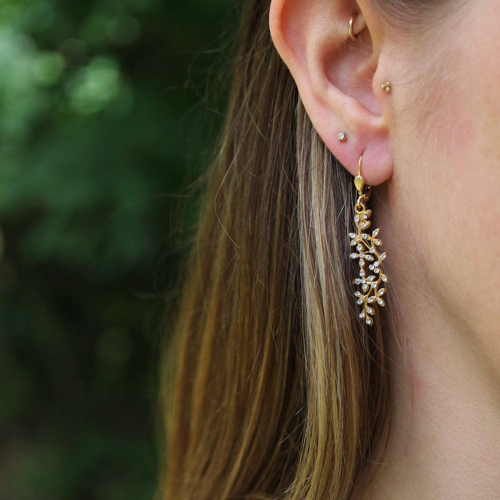 EAR-JM Golden Branch Earrings