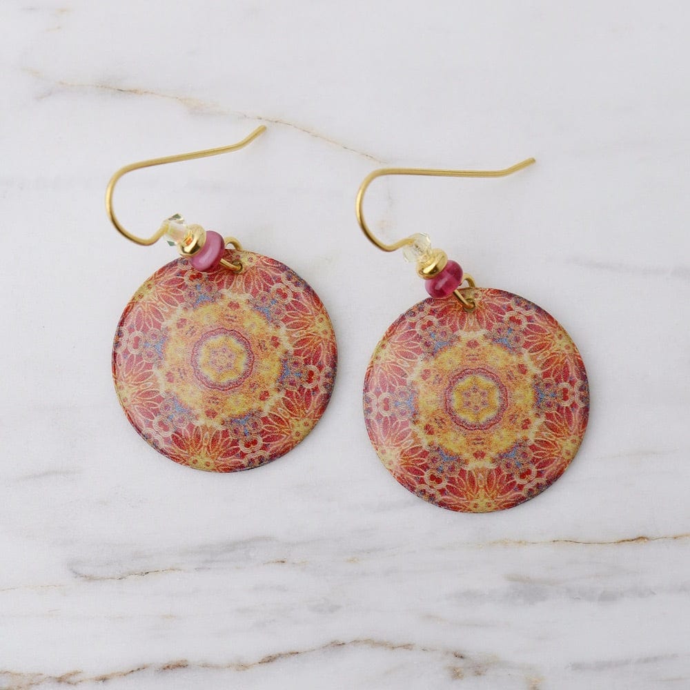 
                  
                    EAR-JM Golden Mandala Earrings  - Plated Surgical Steel E
                  
                