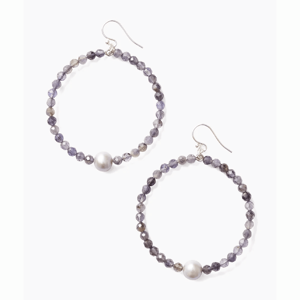 
                      
                        EAR-JM Grand Iolite & Pearl Hoops
                      
                    