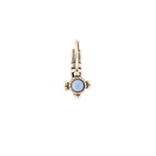 EAR-JM Granulated Stone - Blue Moonstone