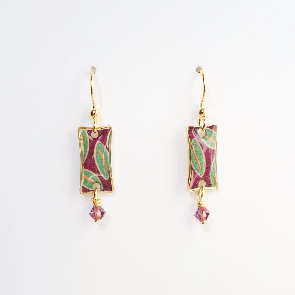 EAR-JM Green Leaf Earrings