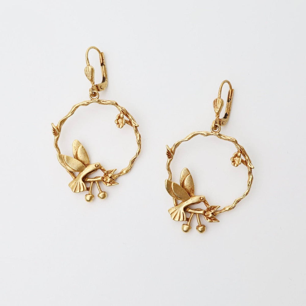 
                      
                        EAR-JM Hummingbird Earrings - Gold Plate
                      
                    