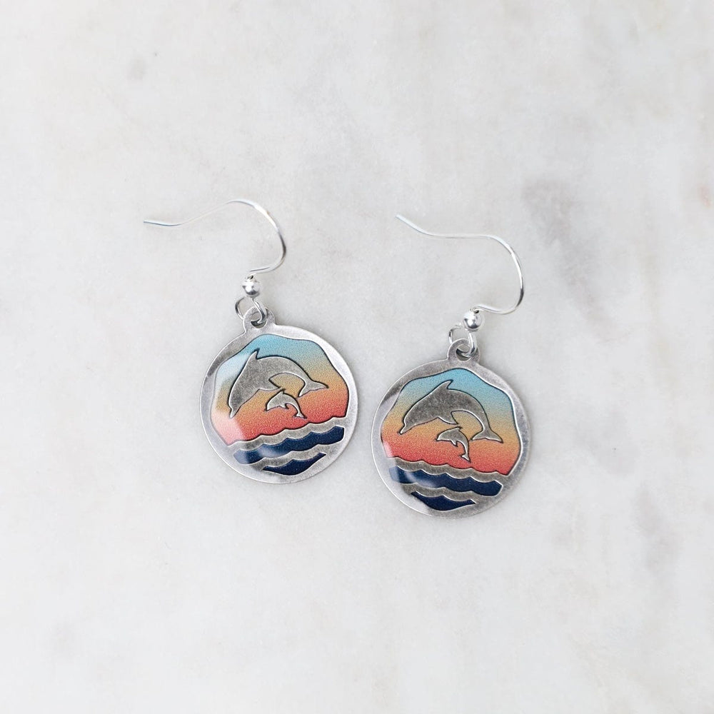 EAR-JM Jumping Dolphins Earrings