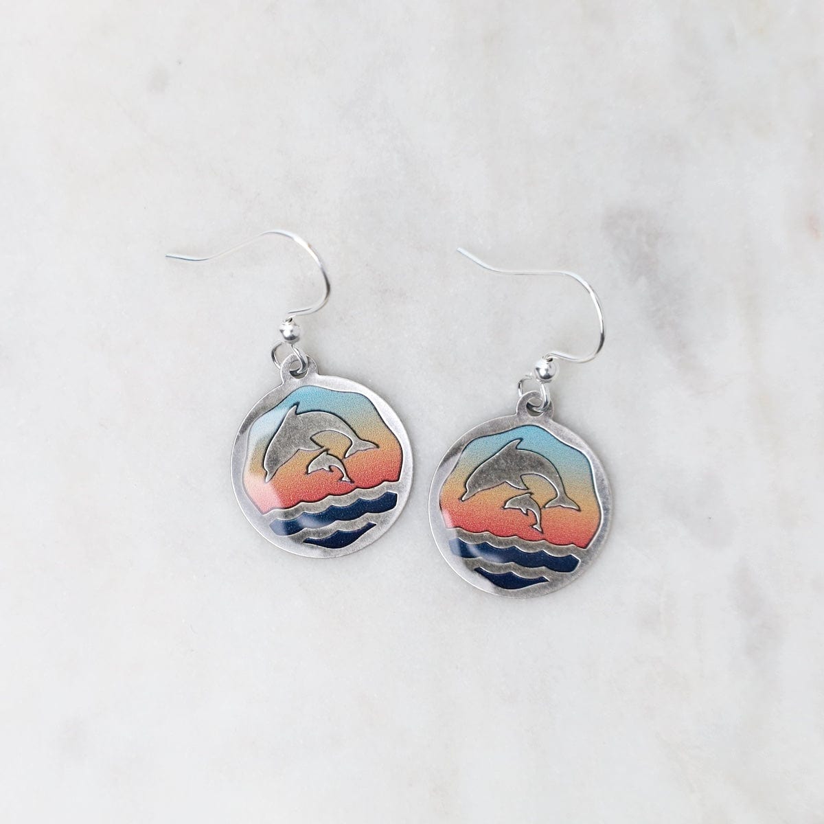 EAR-JM Jumping Dolphins Earrings