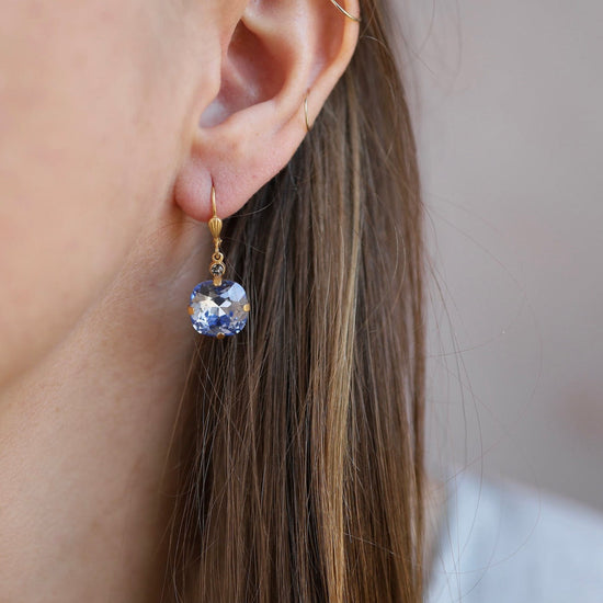 EAR-JM Large Aqua Drop Earring