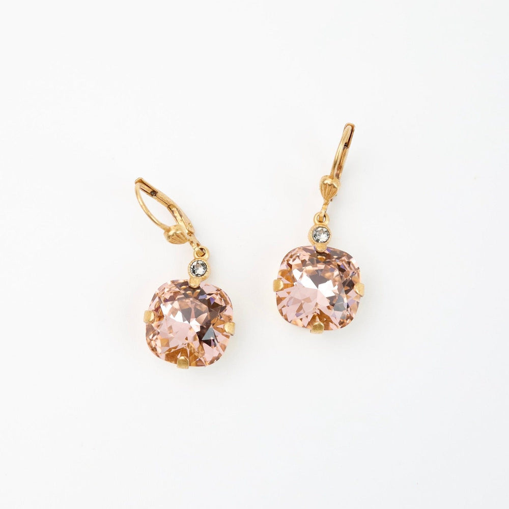 EAR-JM Large Blush Drop Earring - Gold Plate