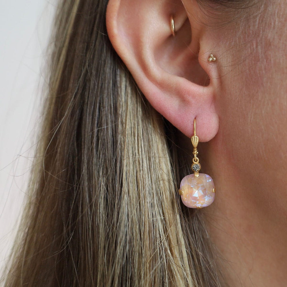 
                      
                        EAR-JM Large Dusty Pink Drop Earrings - Gold Plate
                      
                    