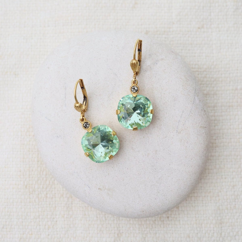 EAR-JM Large Sea Drop Earrings - Gold Plate