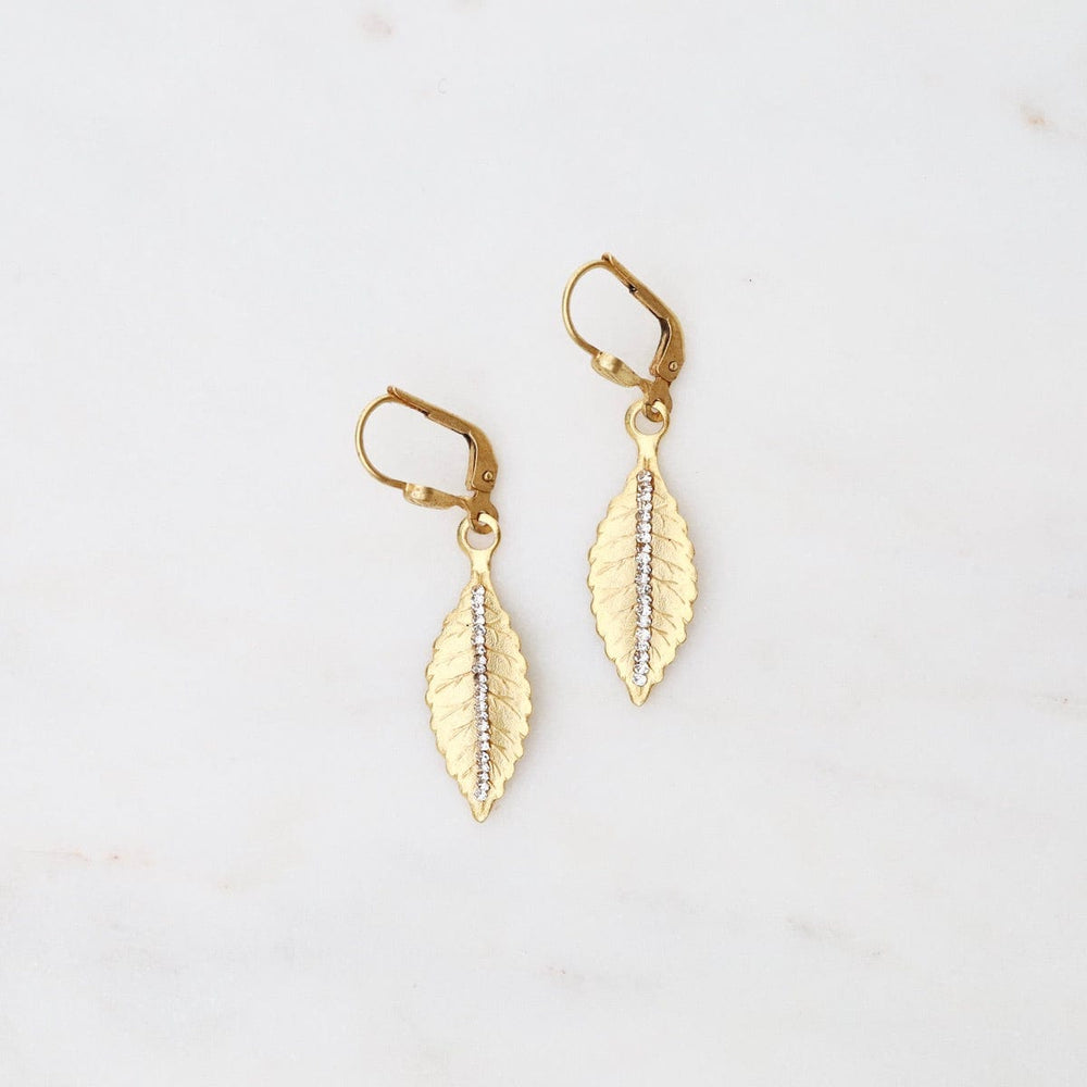 
                      
                        EAR-JM Leaf Drop Earring- Gold Plate
                      
                    