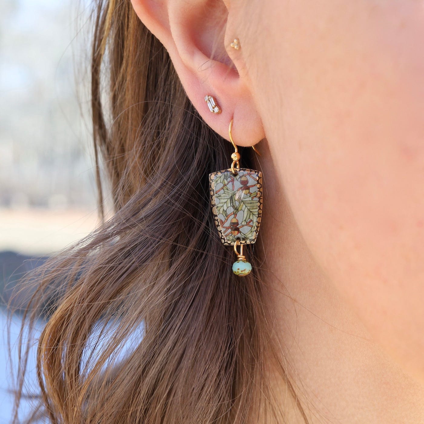 EAR-JM Leaves & Acorns Earrings