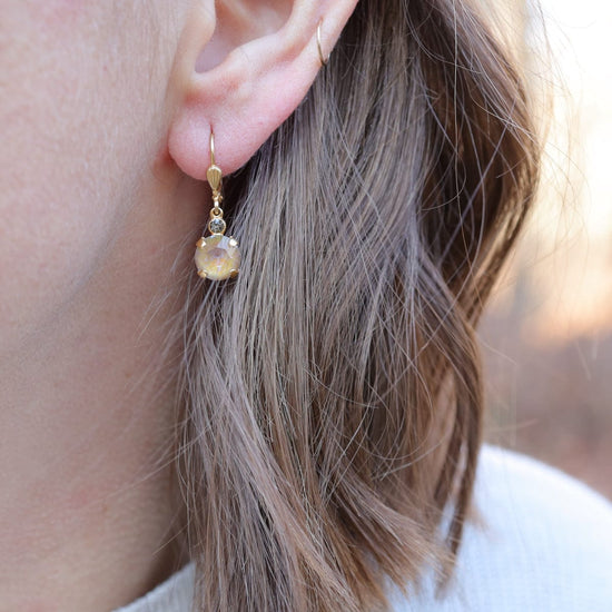 EAR-JM Light Grey Drop Earrings