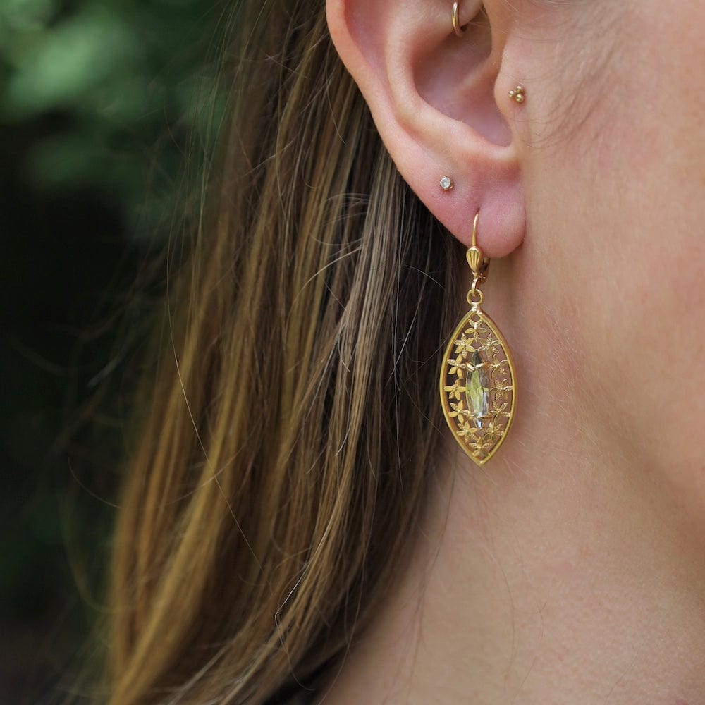 
                      
                        EAR-JM Marquise Shade Crystal Earrings- Gold Plate
                      
                    