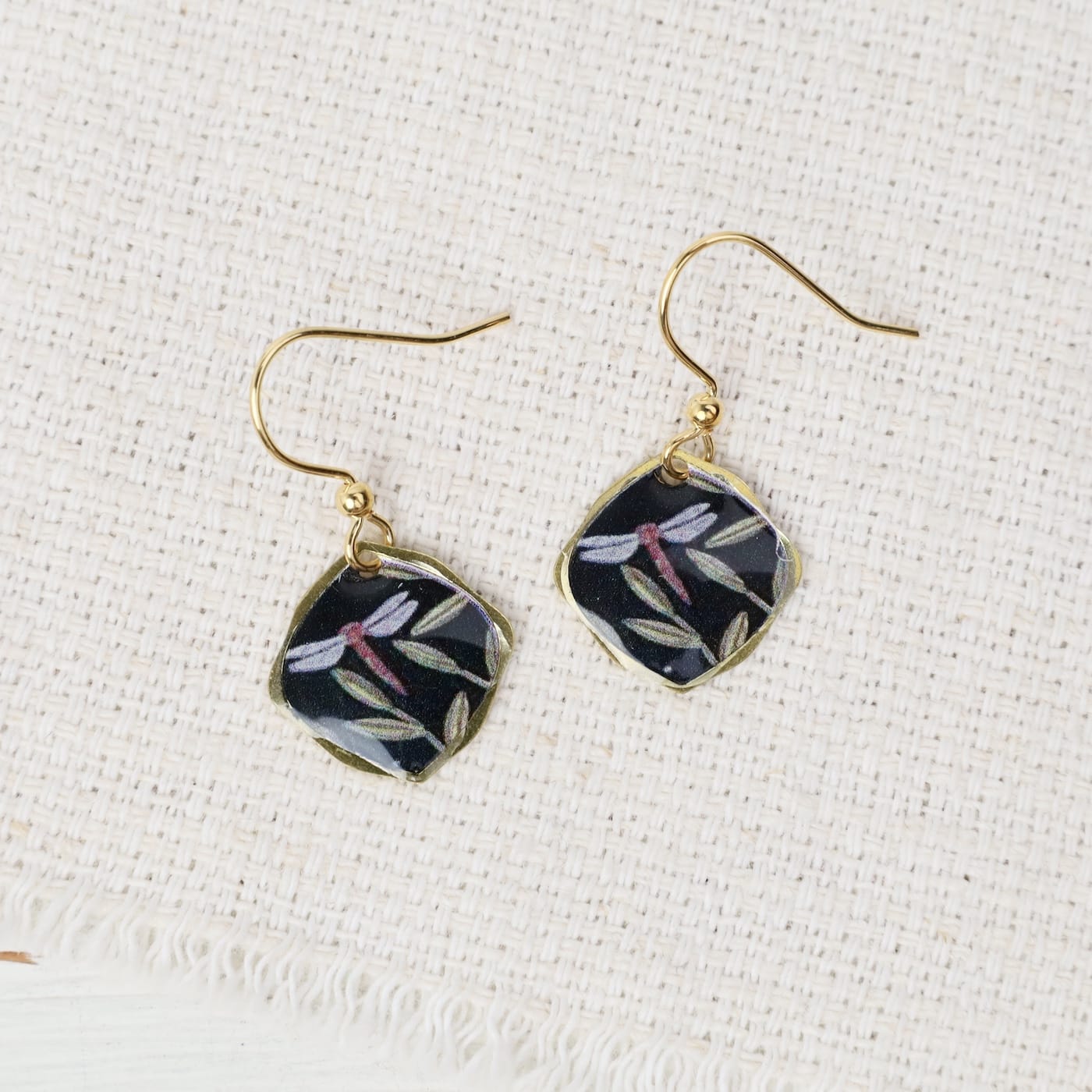 EAR-JM Midnight Dragonfly Earrings