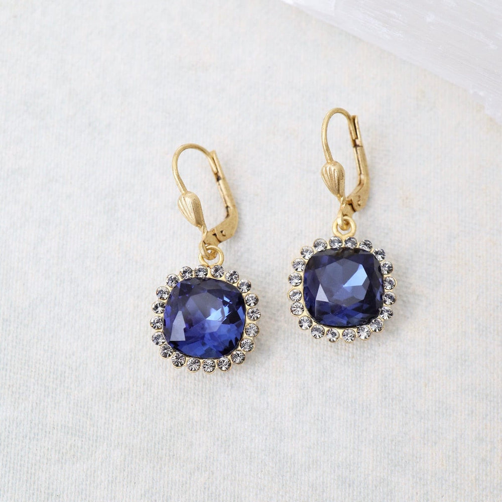 EAR-JM Midnight Drop Border Earrings