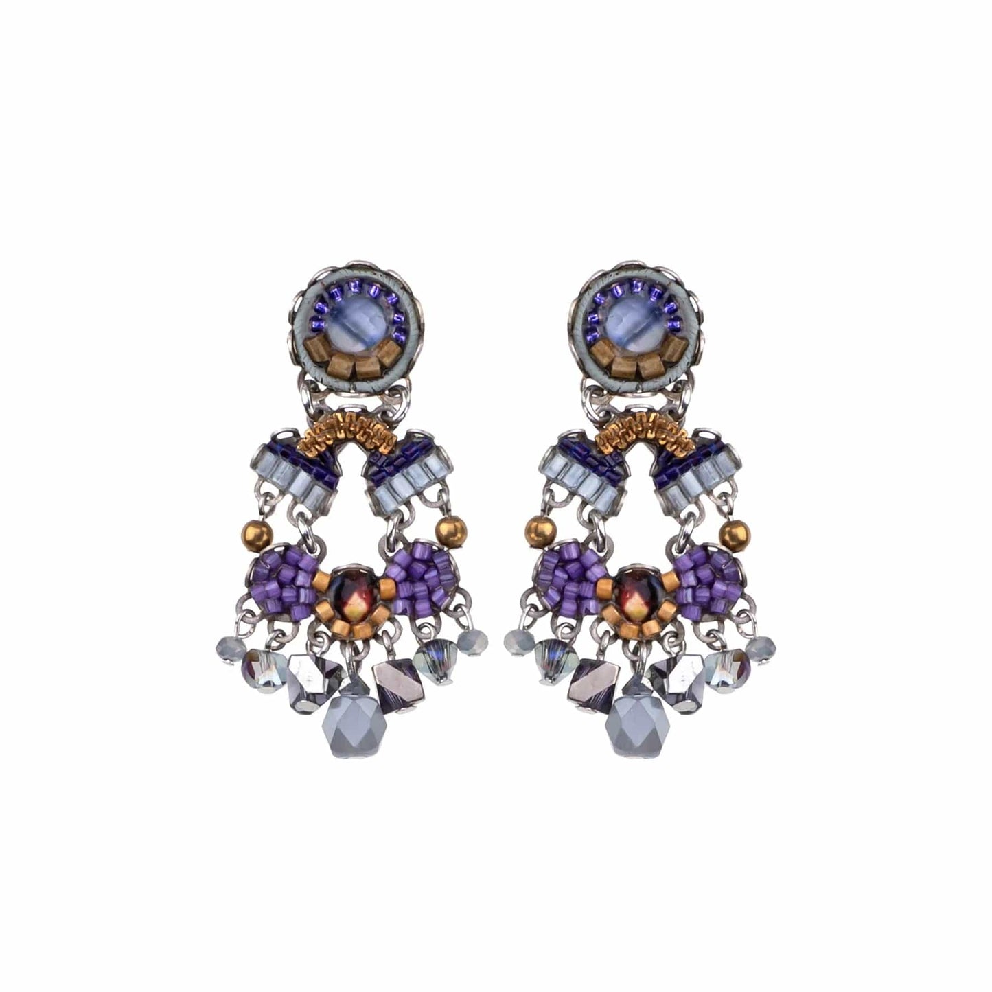 EAR-JM Mystical Grape Rafa Earrings