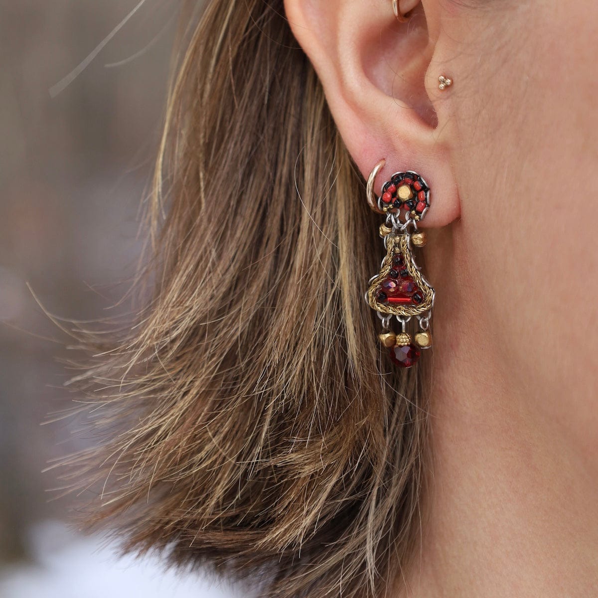 EAR-JM Noble Wine Earrings