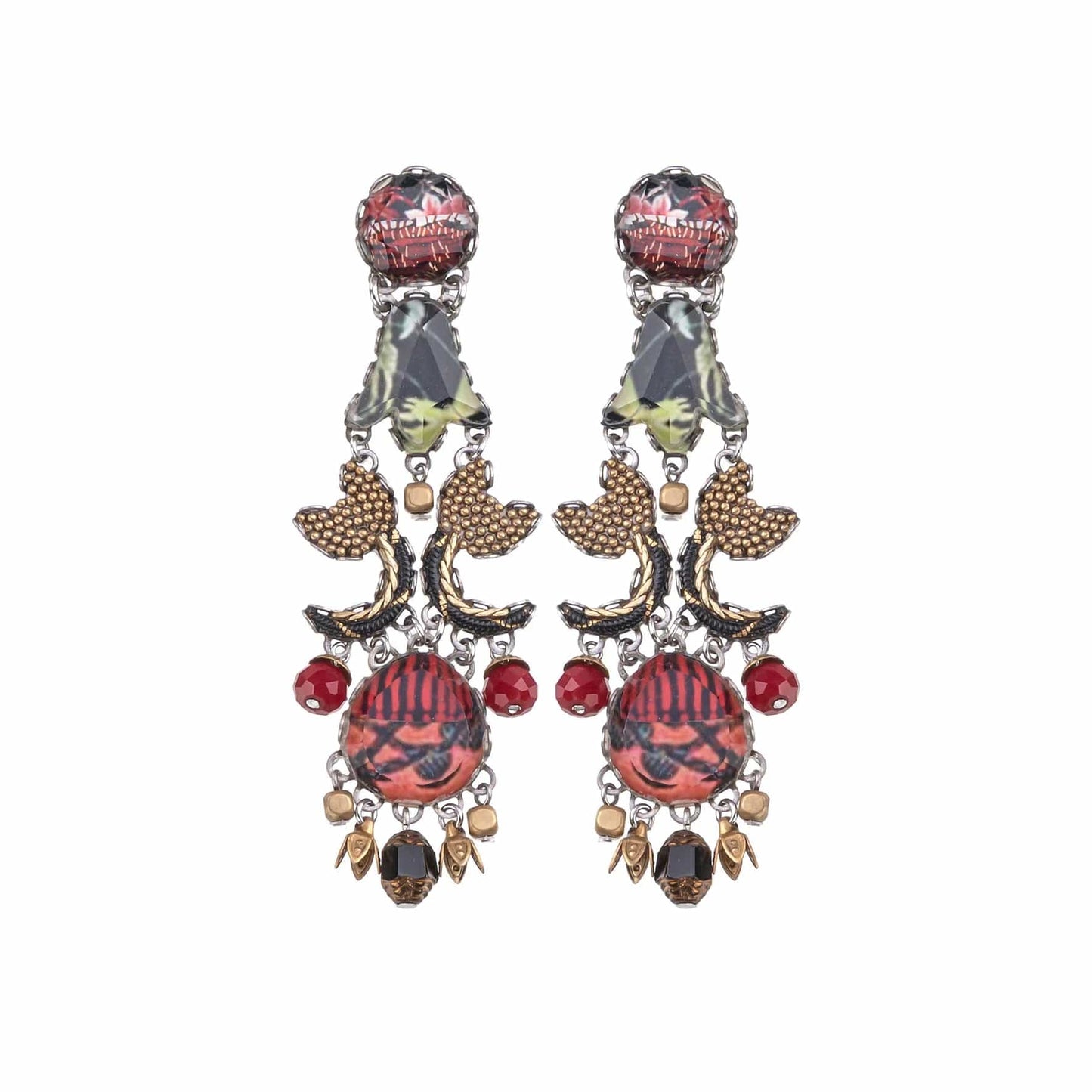 EAR-JM Oriental Hues Davina Earrings