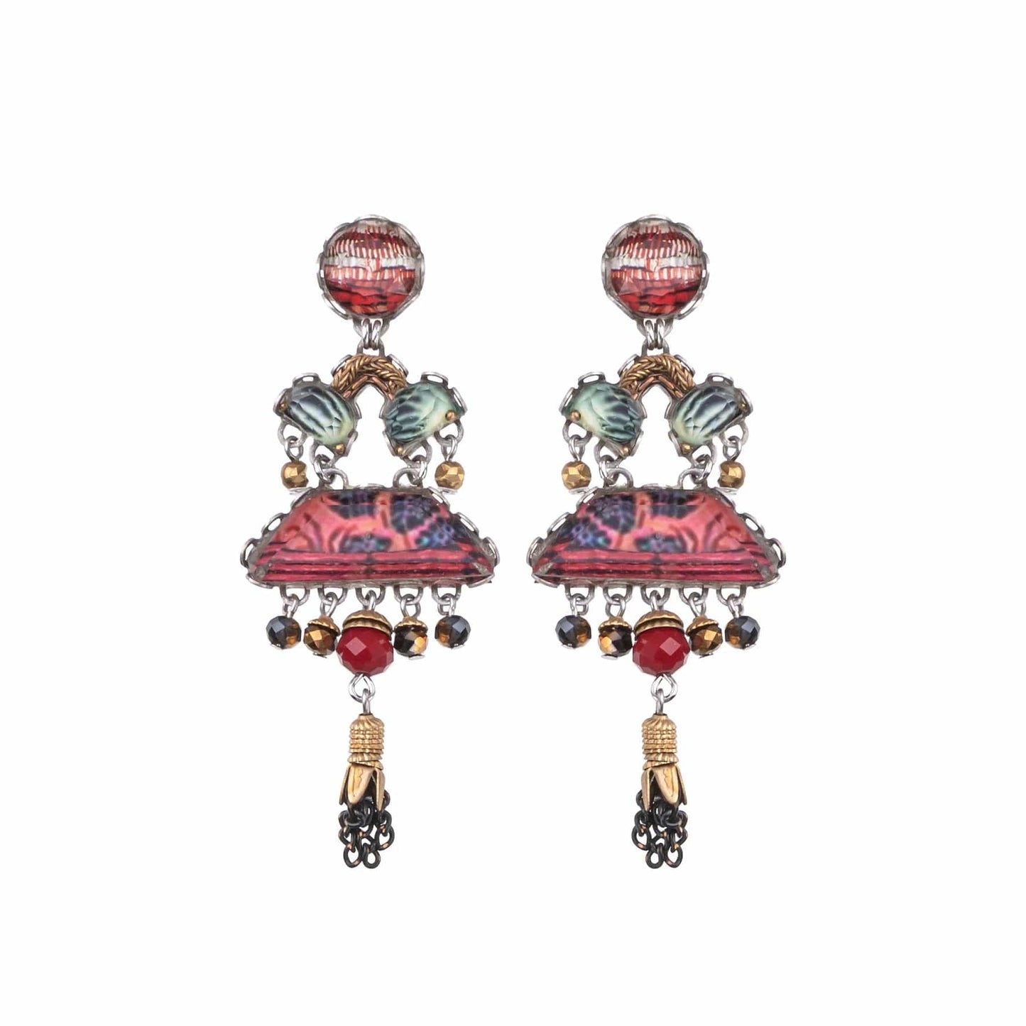 EAR-JM Oriental Hues Felicity Earrings