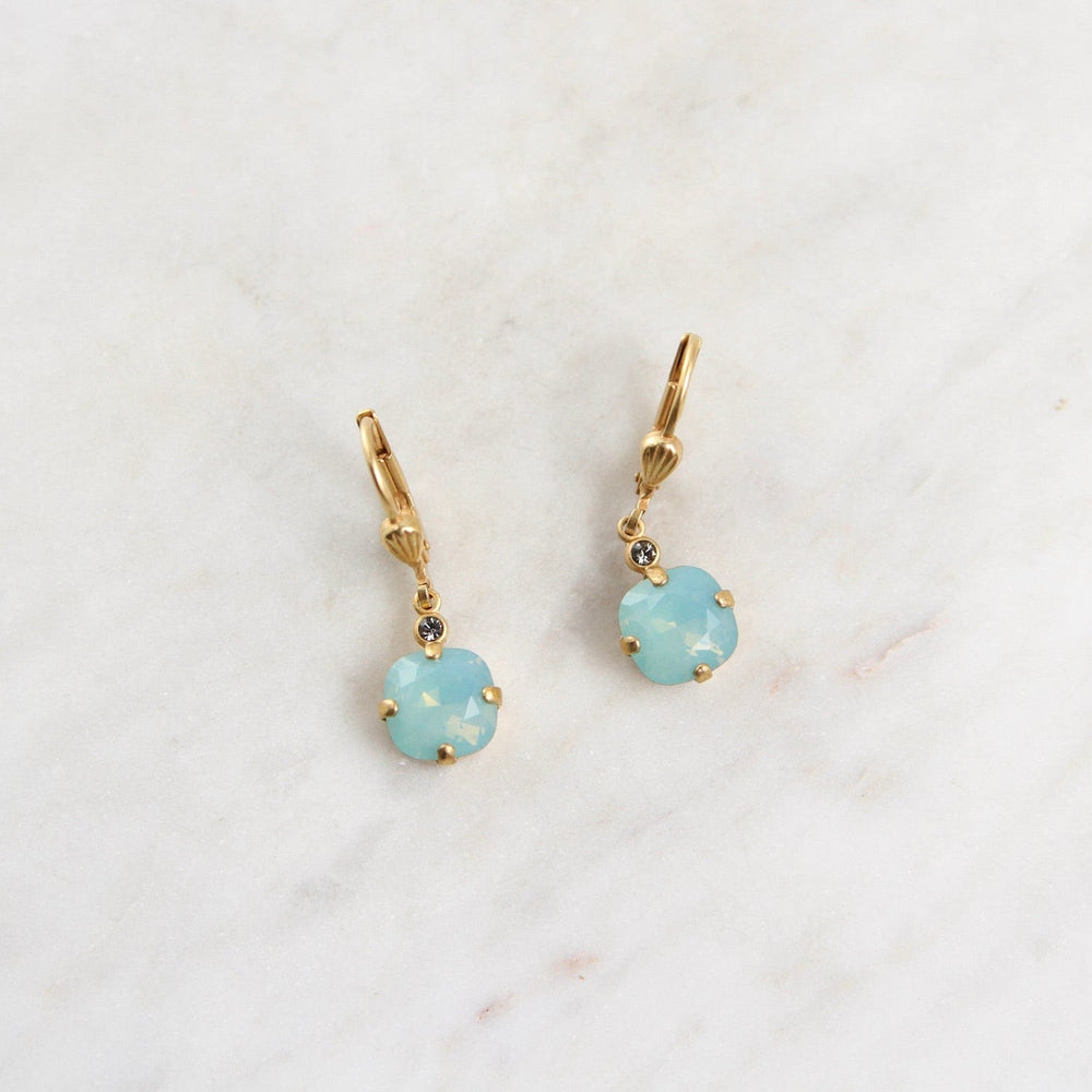 EAR-JM Pacific Opal Drop Earring- Gold Plate