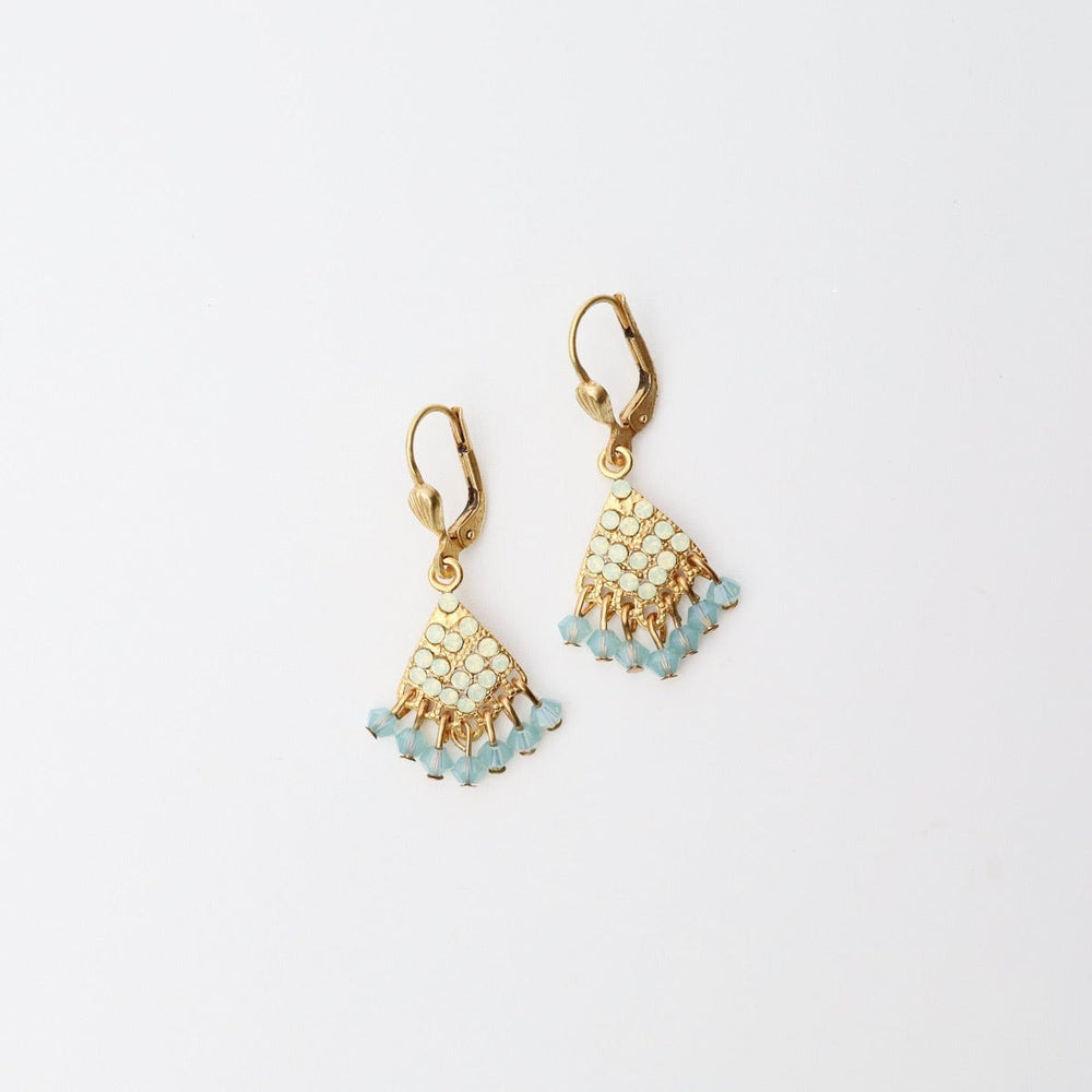 EAR-JM Pacific Opal Lace Fan Earrings