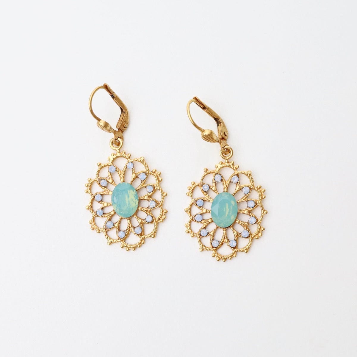 Buy Antique Copper Diamond-shaped Filigree Earrings Online in India - Etsy