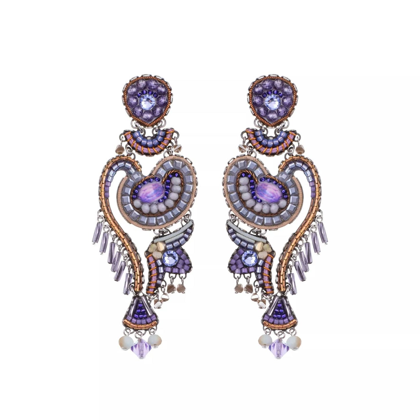 EAR-JM Plum Blossom Chandelier  Earrings