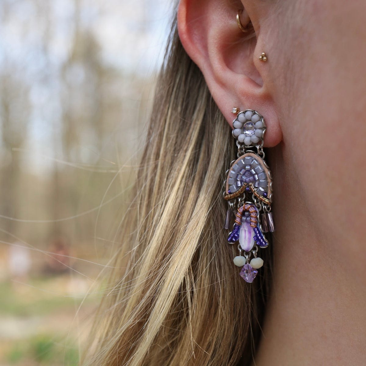 EAR-JM Plum Blossom Earrings