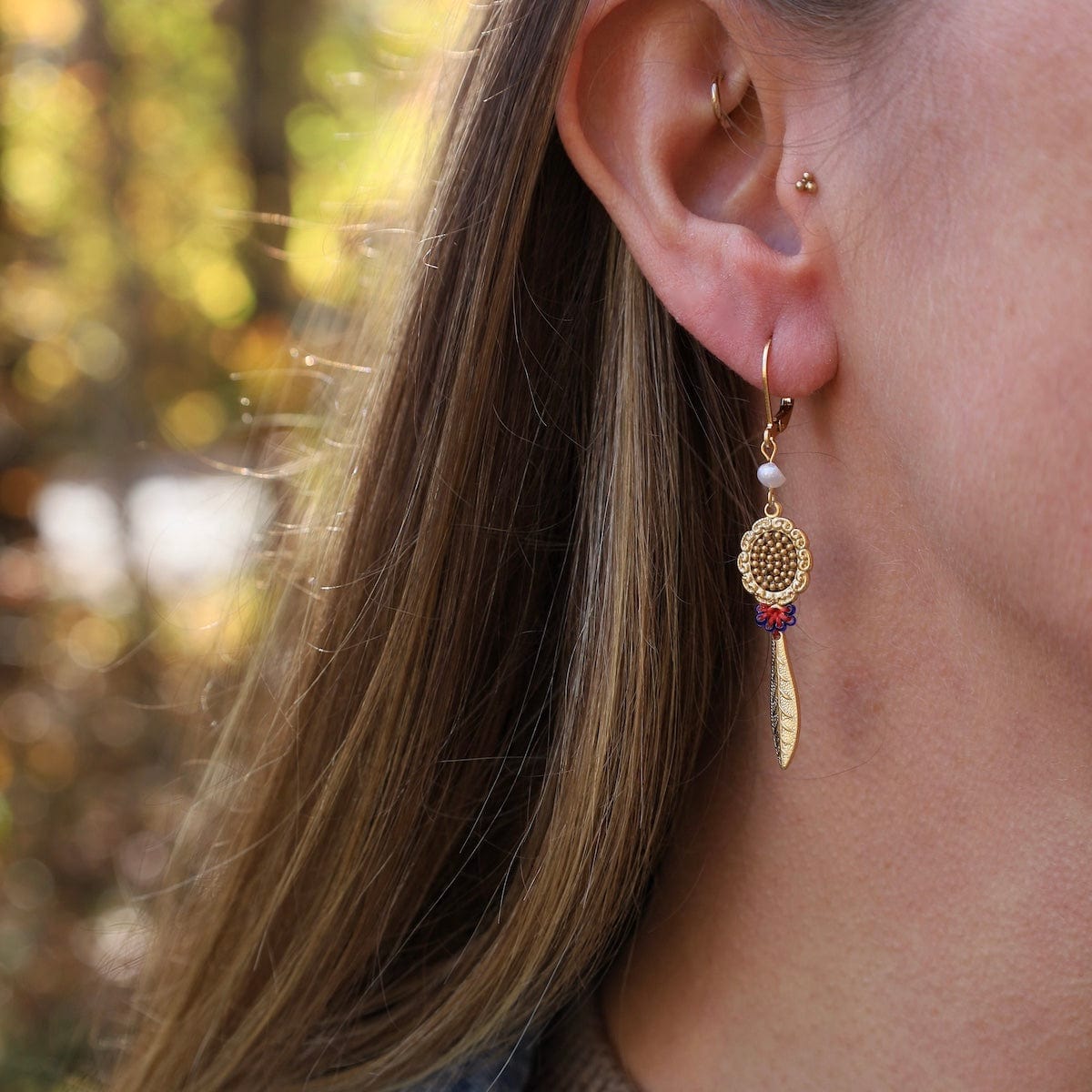 EAR-JM Queen of Sheba Kula Earrings