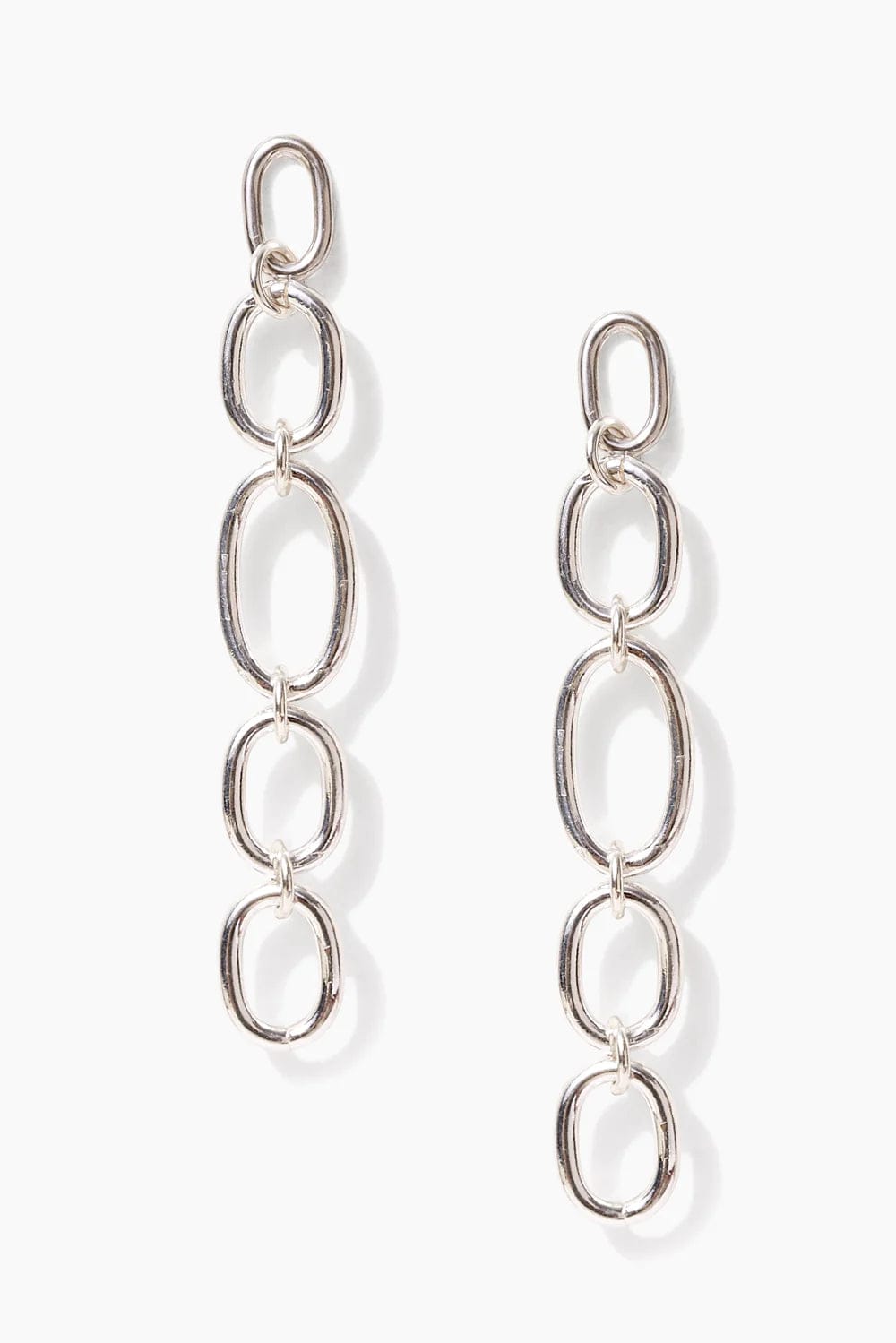 EAR-JM Ravello Chain Earrings Silver