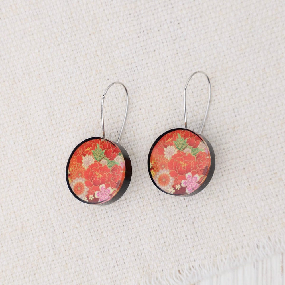 
                  
                    EAR-JM Red Kimono Round Earrings
                  
                